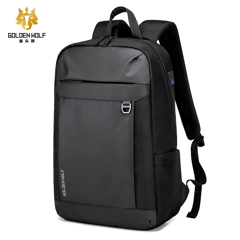 Sac à Dos Élégant GOLDEN WOLF – Design Moderne et Pratique 🎒✨