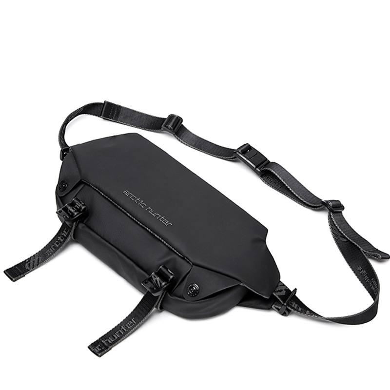 Arctic Hunter - Sac Banane / Shoulder Bag Multifonction Imperméable - Noir Premium