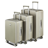 GEMULIN Ensemble de 3 bagages de voyage Cadre en aluminium avec porte-gobelet Valise à roulettes avec serrure TSA et roues